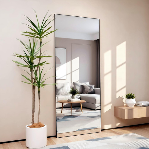 Black full length mirror - 56",