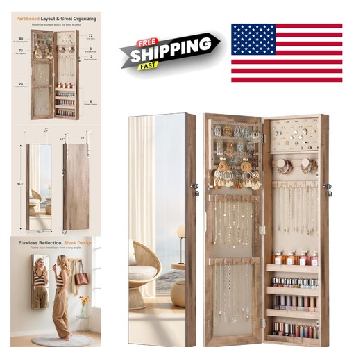 Mirror jewelry cabinet - mirror,