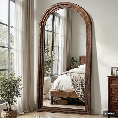 Arched full length mirror with - arched,