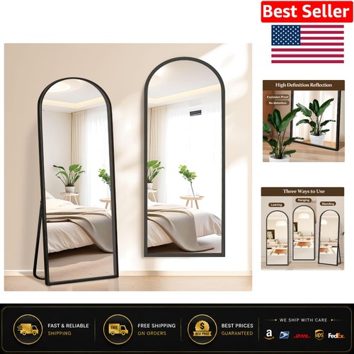 Stylish arched black - 56", 18"