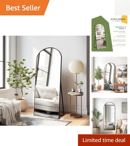 Modern x19 arched mirror - 56"x19",