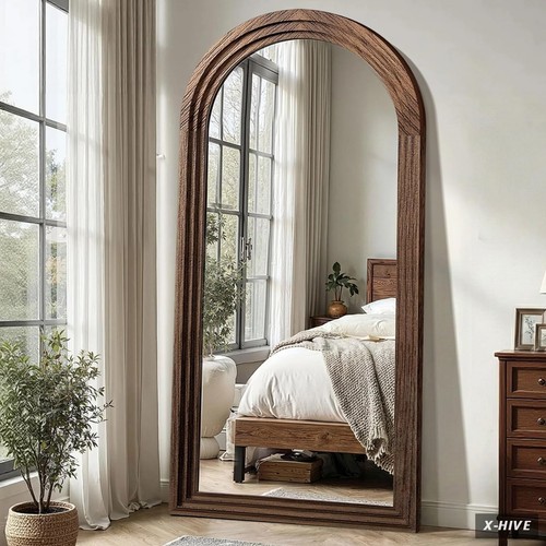 Arched full length mirror with - arched,